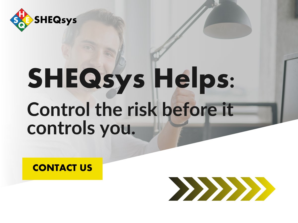 SHEQsys's tweet photo. Risks often get missed without a clear process.
SHEQsys makes risk assessment simple, structured &amp; consistent.
✔️ Identify hazards 
✔️ Evaluate risks 
✔️ Assign controls

Free Demo: info@sheqsys.com | https://t.co/W9pRlV7YGF
#SHEQsys #RiskAssessment #WorkplaceSafety #SHEQ https://t.co/lnBj0K0eLj