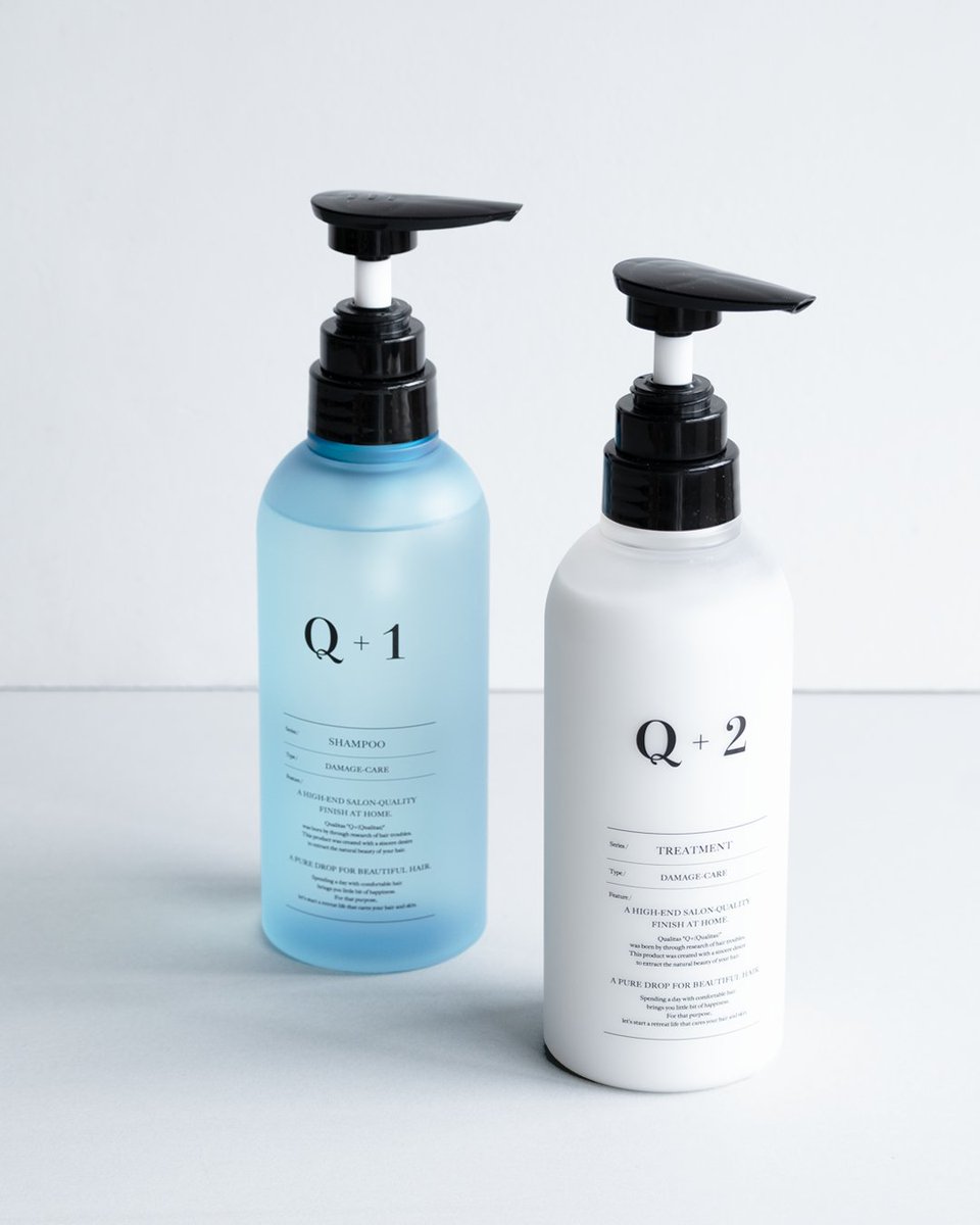 qualityplus_jp's tweet photo. シャンプー＆トリートメントで
毎日簡単補修ケア💃

ダメージタイプは
髪の内外のWダメージ補修できる
ヘアケアシリーズ🛁

⭐️機能性オイル配合
⭐️加水分解ケラチン(羊毛)で毛髪表面をコーディング
⭐️アミノ酸シャンプーで髪や地肌にやさしい

お家で"サロン帰りのようなツヤ髪へ"✨ https://t.co/IzoFpBgWYi