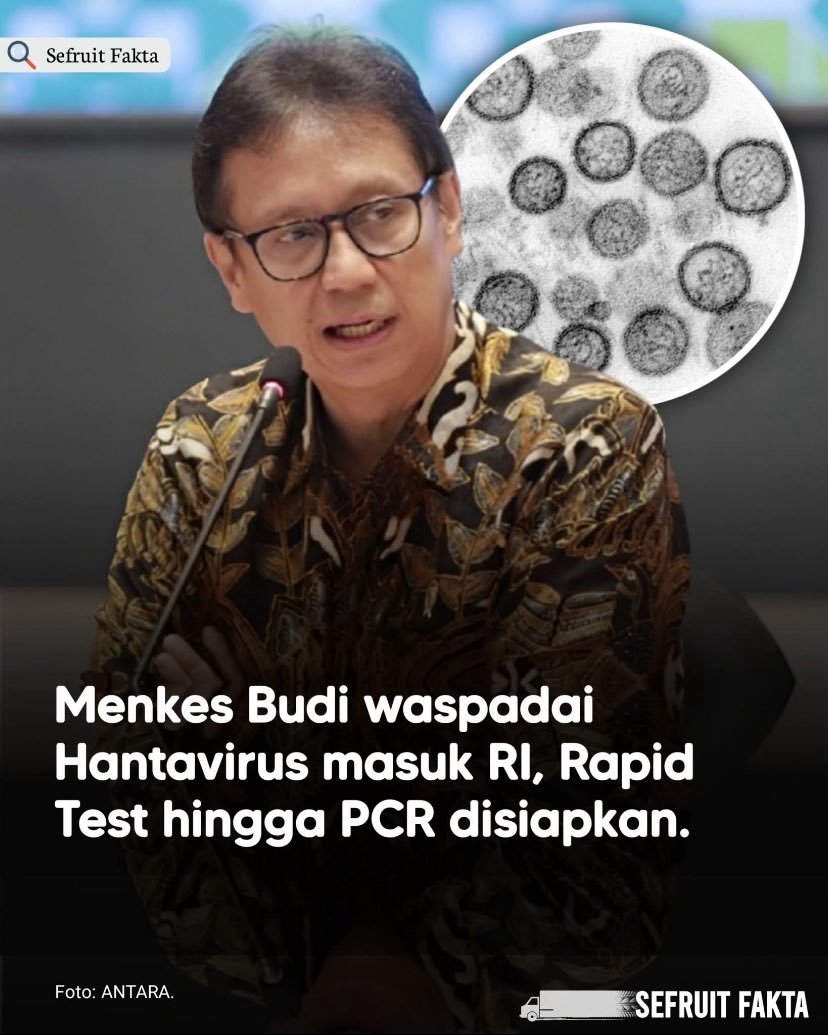 NanasTeaa's tweet photo. BIKIN SHOCK!!

Sebuah kapal berisi lansia terkena virus hingga meregang nyawa, kini kembali indonesia harus waspada krn ada virus baru (hanantavirus). https://t.co/zaUl3FzxSY