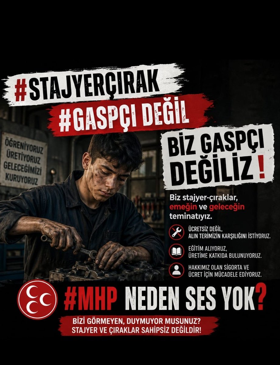 Muammer10's tweet photo. @MhpTbmmGrubu
@CirakStajFED
@ANKSTAJCIRAK 
10 Mayıs'ta  #MağdurlaOl #StajyerÇırakDireniyor https://t.co/xqM6r4nBei