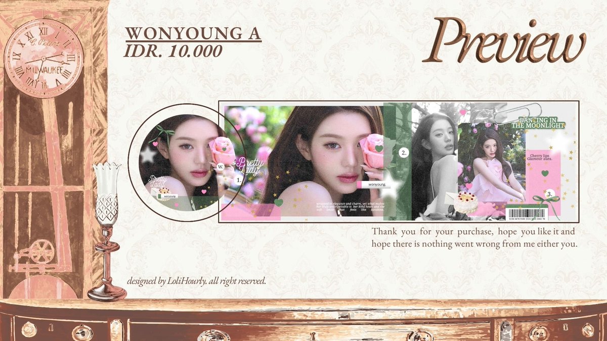 senorimta's tweet photo. Help repost? Thank you!

Halo temen temen, Loli kembali membawa layout ready stock Wonyoung nih! Harga tertera di pict ya! Oh iya di pict terakhir itu leot yang lagi cs😍

Available to take by dm/tele ya! Jangan lupa mt after dm🫶🏼
< #bealanja > https://t.co/AT9wxNreF6
