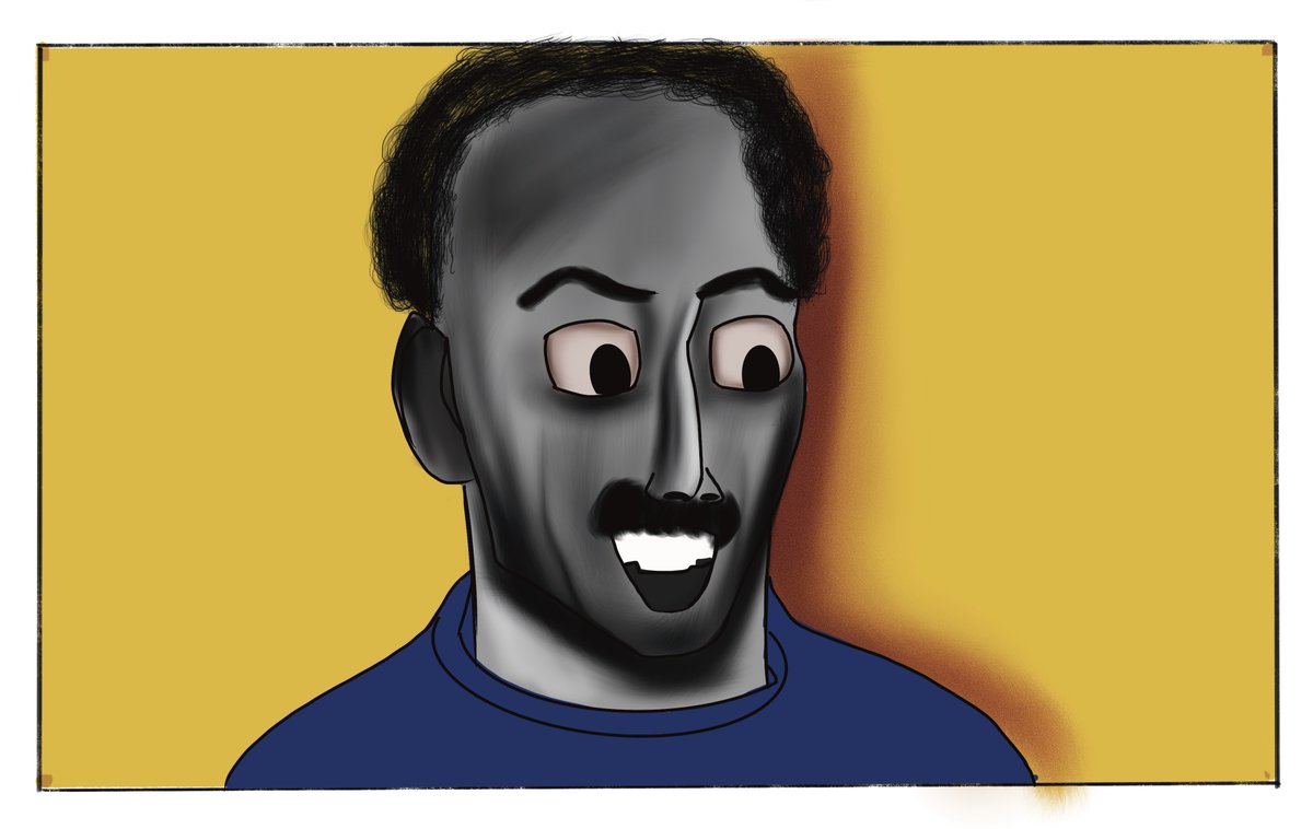 violet95zombie's tweet photo. a scared image. 
@Procreate #OilShock #TVKVijay‌ #artㅤㅤㅤㅤ #rcbvscsk https://t.co/osBmnCD5Fk