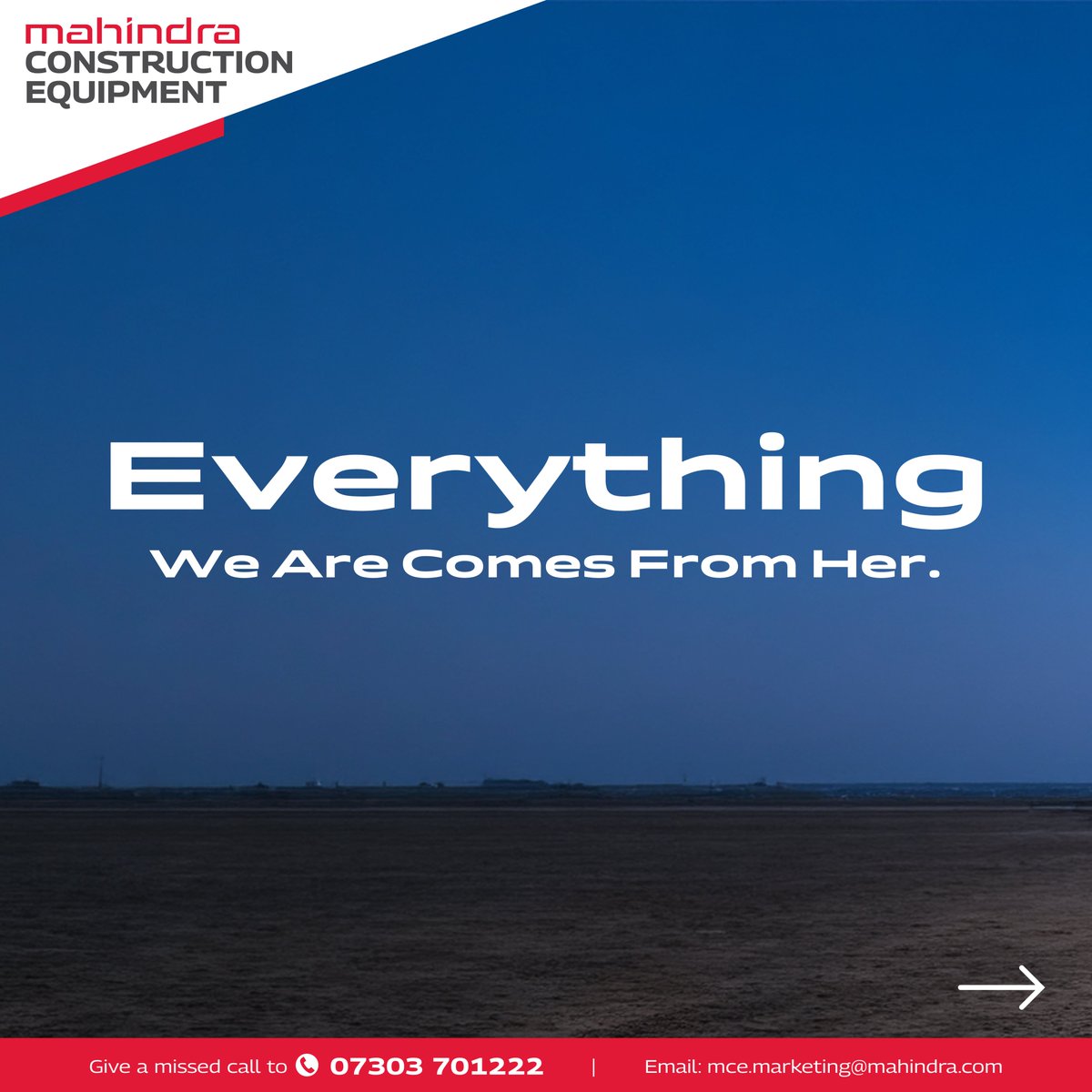 Mahindra Construction Equipment tweet media