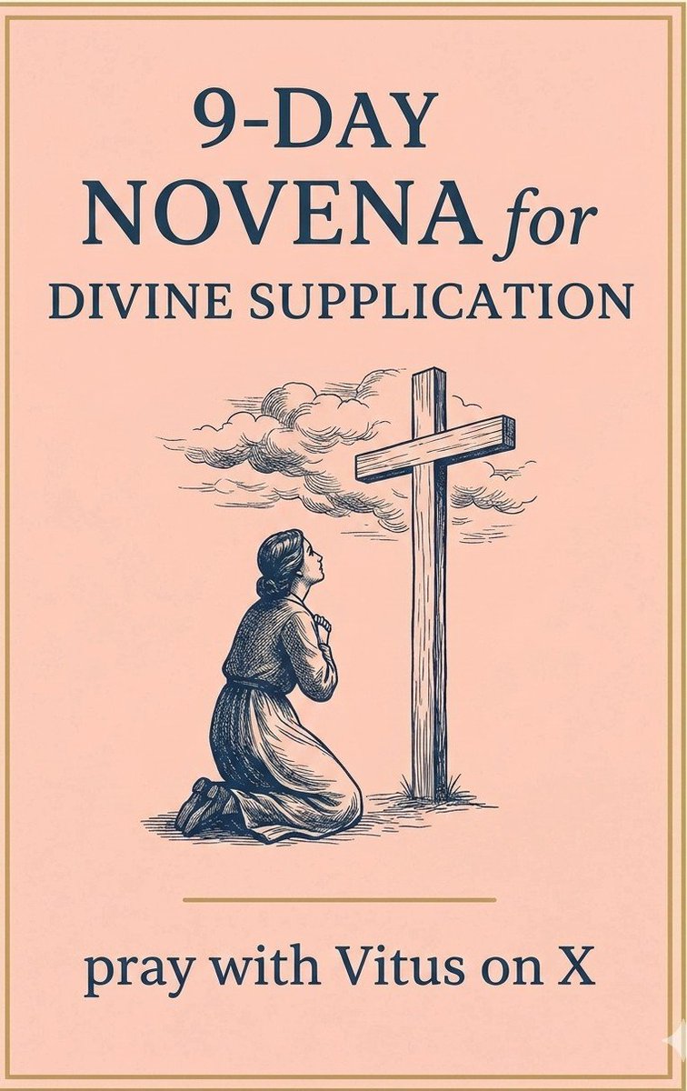 Vitus_osst's tweet photo. For the spiritual growth of my followers, I will be starting a 9-day Novena. Particularly for

"Divine Supplication"

Will start tonight. Please help share, comment and follow. Always bookmark. 

If you are interested comment below https://t.co/5LZIqW2VRm