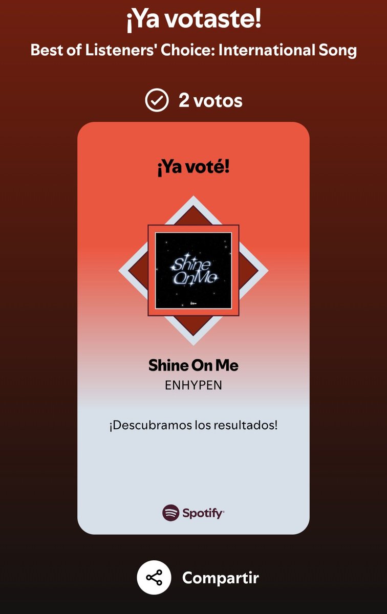 JakehoonMexico's tweet photo. [VOTACIÓN] Engene, no olvides dejar tus votos diarios.❤️‍🔥
🗳Vota aquí:
https://t.co/CvktLleiru

#enhypen #engene https://t.co/AqmtNZPeaB
