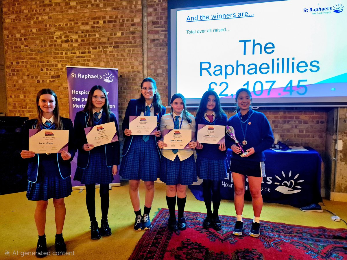 Congratulations to our incredible Year 8 team - winners of the St Raphael&rsquo;s Hospice Schools&rsquo; Entrepreneur Challenge!
They raised an outstanding &pound;2,100+, competing against schools across the borough. An amazing achievement showing creativity, teamwork and the very best of HASU Image
