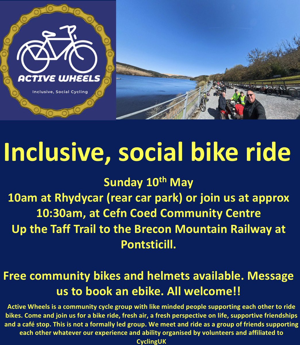 Active wheels Inclusive Social cycling tweet media