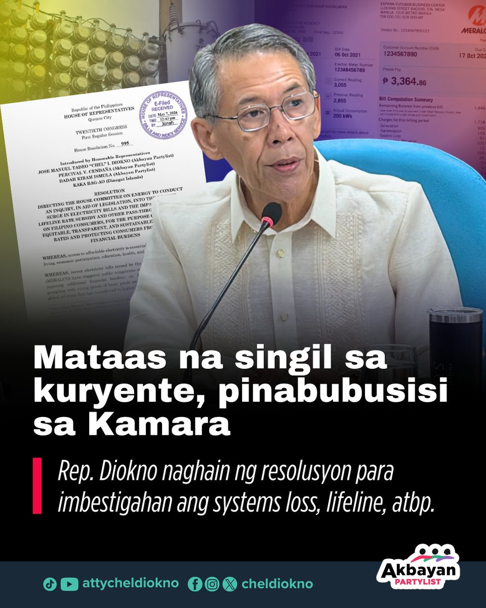 Chel Diokno tweet media
