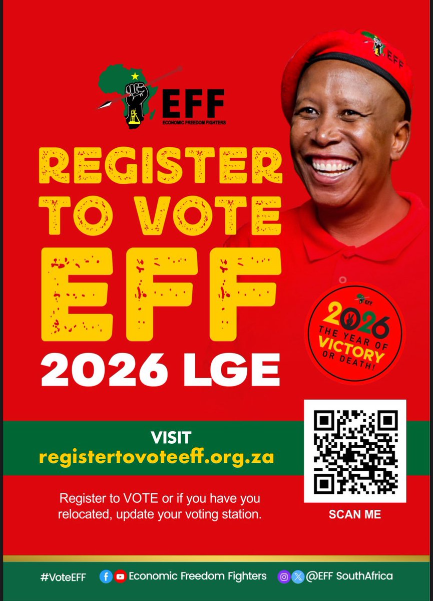 SixoGcilishe's tweet photo. The EFF has rescued this country again #ThankYouEFF https://t.co/nTqJxUjfcs