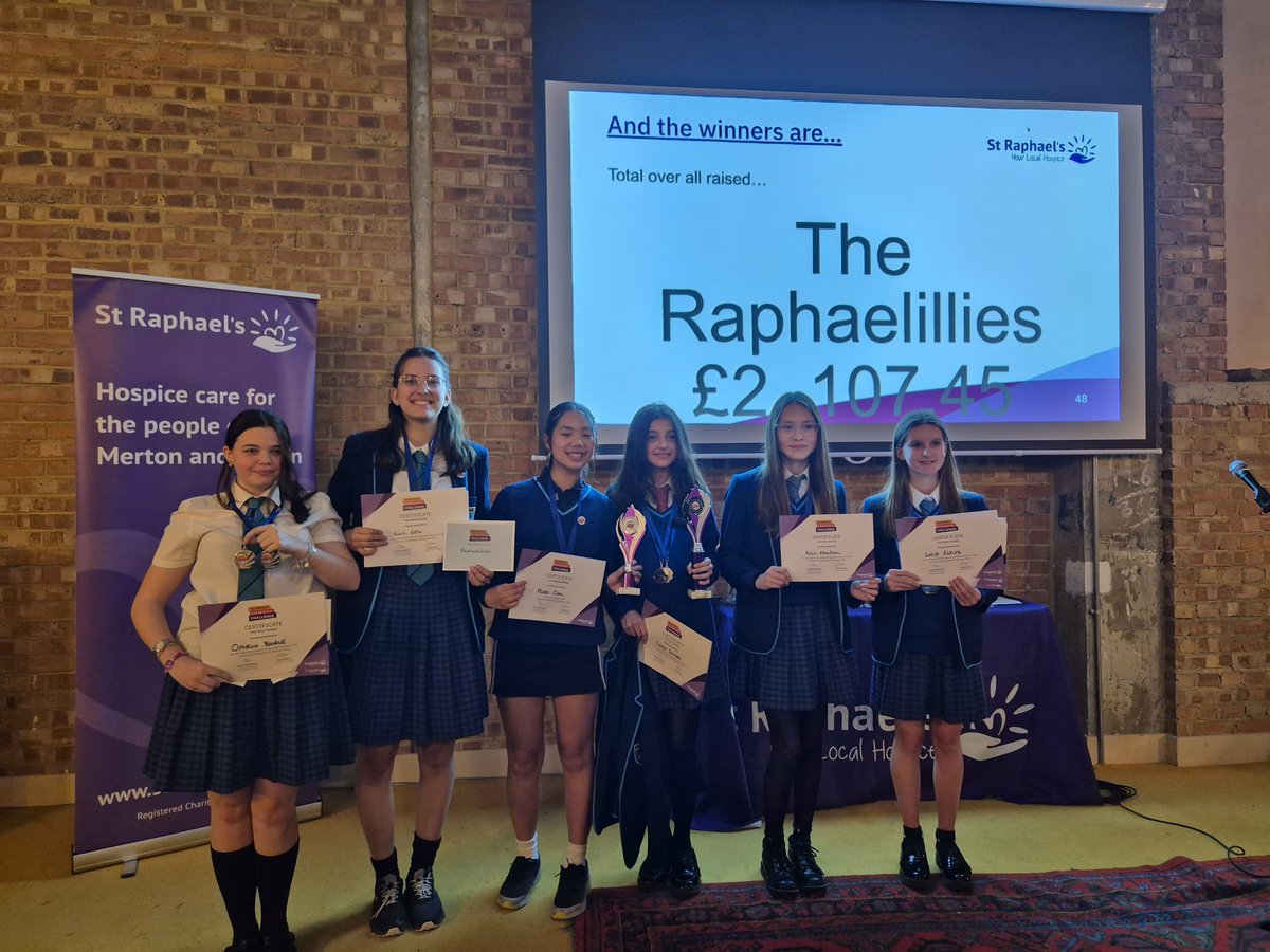 HarrisSutton1's tweet photo. Congratulations to our incredible Year 8 team - winners of the St Raphael’s Hospice Schools’ Entrepreneur Challenge!🎉
They raised an outstanding £2,100+, competing against schools across the borough. An amazing achievement showing creativity, teamwork and the very best of HASU👏 https://t.co/LEsacp3uce