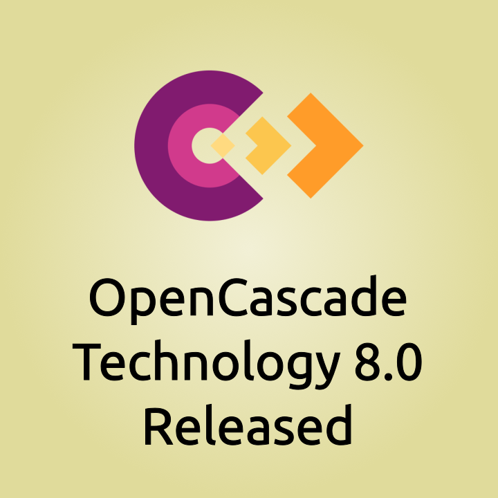 semhustej's tweet photo. A new version of Open Cascade Technology 8.0 has been released. This geometric kernel forms the backbone of several projects such as #FreeCAD, #IfcOpenShell, or #KiCAD.

The release announcement is here: https://t.co/BqrJbFG143

#OpenCascade #OCCT3D #OCCT #OpenSource https://t.co/ssJ3UOkq4c