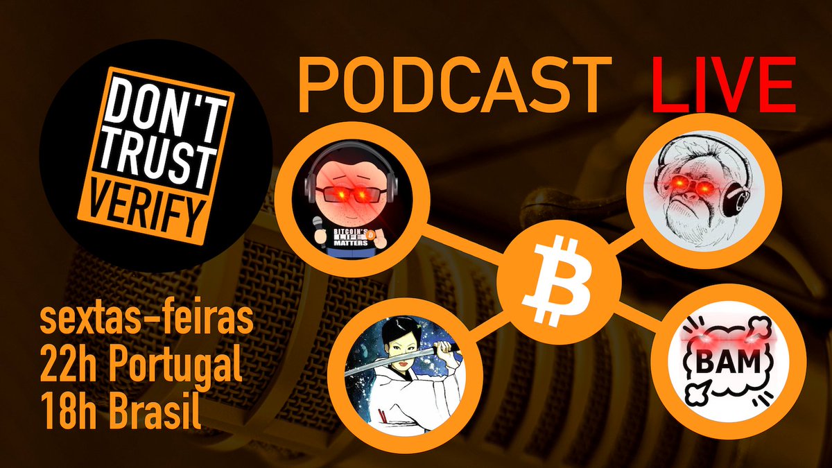 MaximaCitadel's tweet photo. Hoje no Don't Trust, Verify temos um convidado muito especial, Pedro.
E também o sorteio da #LotoMaxi #Bitcoin!!

O painel de sempre: @LifadC, @Jose_S_bam e @_Hugo_Ramos_

22h🇵🇹/18h🇧🇷 (link abaixo👇) https://t.co/swsBFXDR6P