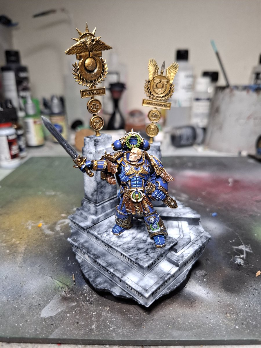 daiazusashiro's tweet photo. Roboute Guilliman 

#warhammer4000 #warhammer #horusheresy https://t.co/u0IEWUikGq