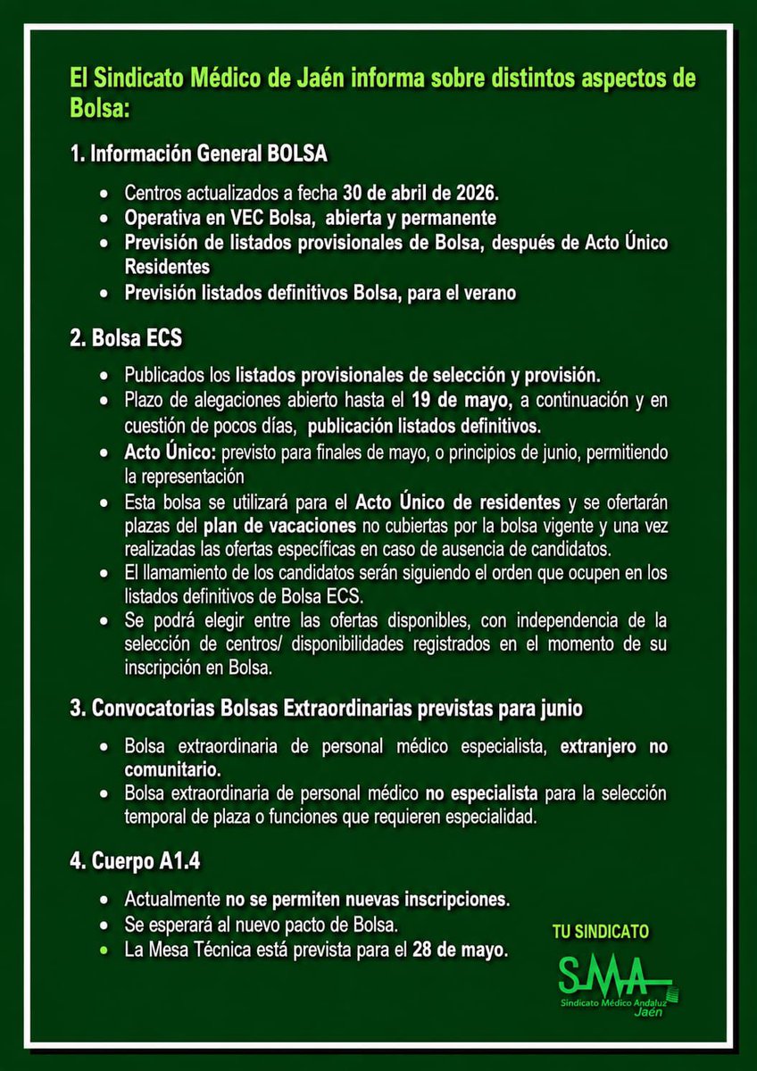 S. MÉDICO ANDALUZ JAÉN tweet media