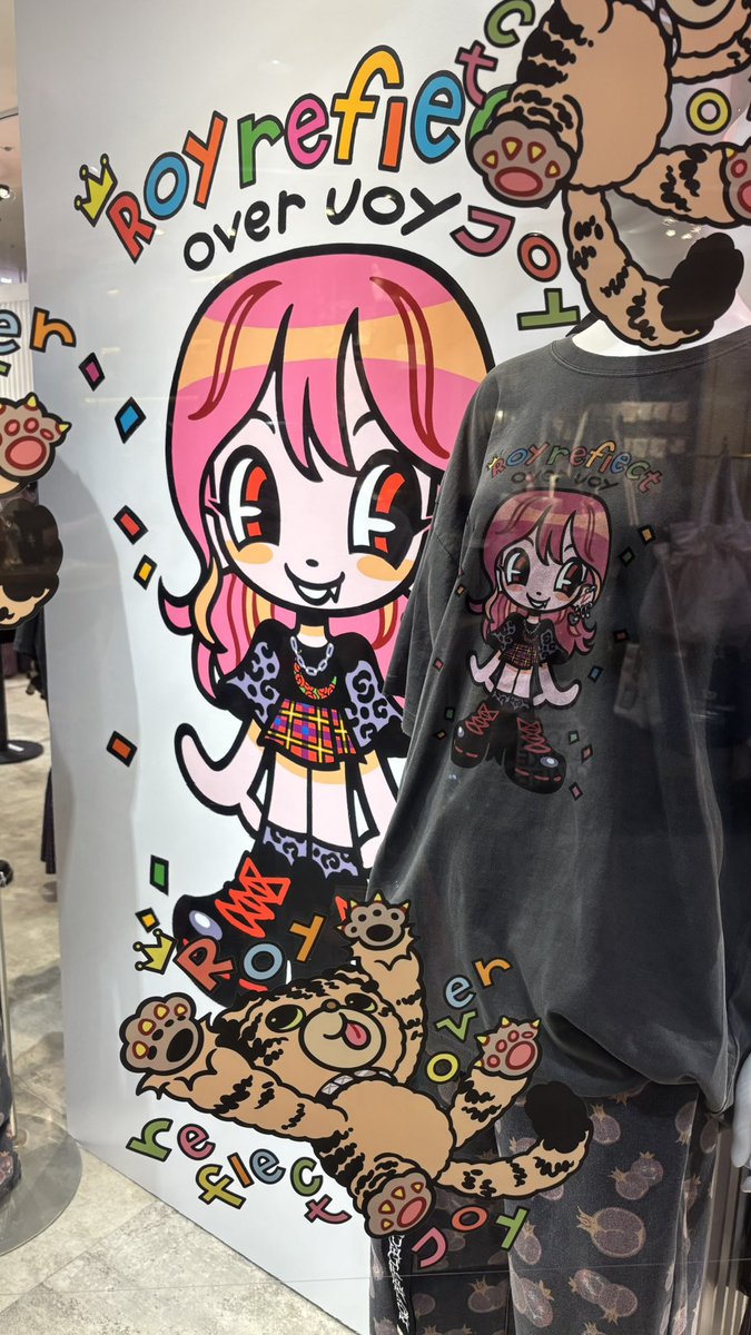 夢のROY POP UP🐈‍⬛👑🧷 店員さん、 めっちゃオシャレで優しい