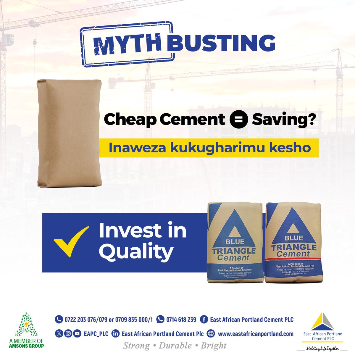 EAPC_PLC's tweet photo. From foundations to finishing, we deliver quality and strength you can rely on.

#BlueTriangleCement #StrongDurableBright https://t.co/0aj0ste4CR
