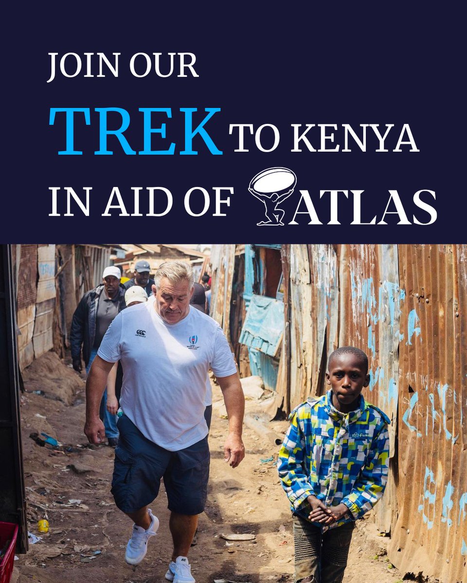 theatlascharity's tweet photo. 🚨🌍 Ready for the adventure of a lifetime? 🌍🚨

Join our 4-day Kenya trek (14–17 Oct 2026) with rugby legend Jason Leonard OBE 🏉🥾

Visit Atlas projects, trek a Kenyan peak &amp; raise funds to change children’s lives 💙

👉https://t.co/v79OqgMmYl 

#AtlasTrek2026 #TrekForACause https://t.co/iz1YHWTGp2