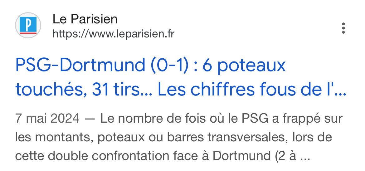zhappyng's tweet photo. @DanielRiolo @BrnJimmy Ne jamais oublié cette demie finale contre Dortmund où le PSG avait touché 6 fois les poteaux et aurait dû se qualifier pour la finale s’ils avaient eu un minimum de réussite #rmclive https://t.co/5uxjqUB6Re