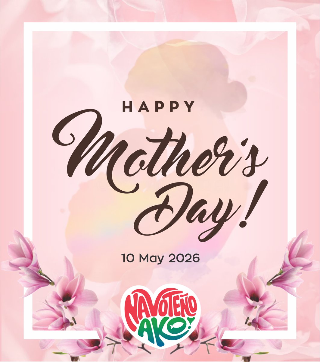 Navotas_City's tweet photo. Mabuhay ang lahat ng nanay, mommy, inay, at mga tumatayong ina. Nawa’y mapuno ng pagmamahal at pasasalamat ang inyong espesyal na araw.
Happy Mother’s Day po!
#MothersDay2026
#Navotas https://t.co/4ytoD3wG4i