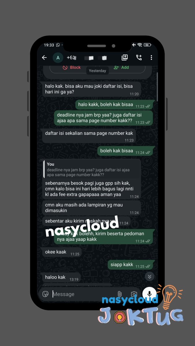 nasy JOKI JASA FORMATTING WORD, PPT, PAPER, DLL° tweet media