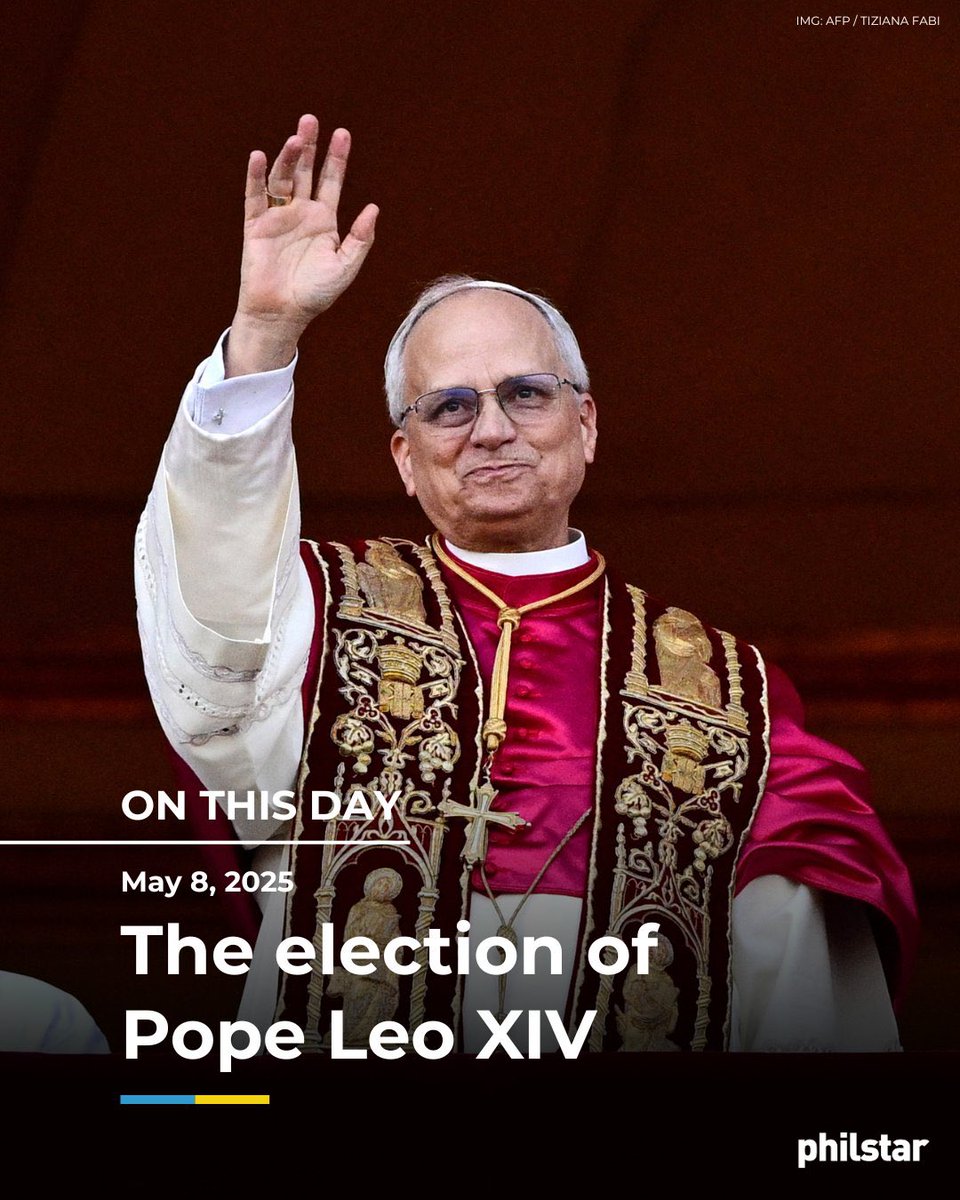 luengomaria's tweet photo. Hoy hace 1 año que comenzó su Papado, qué emoción aquel día! Fue una elección rápida, el Espíritu Santo habló claro: un Papa americano! Entonces no sabíamos que nos visitaría en #España. Un regalo detrás de otro. 
#LeonXIV, te esperamos con mucha ilusión!! #AlzadlaMirada https://t.co/M6OcRkA1Yk