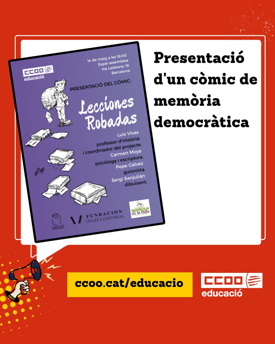 CCOO Educació tweet media