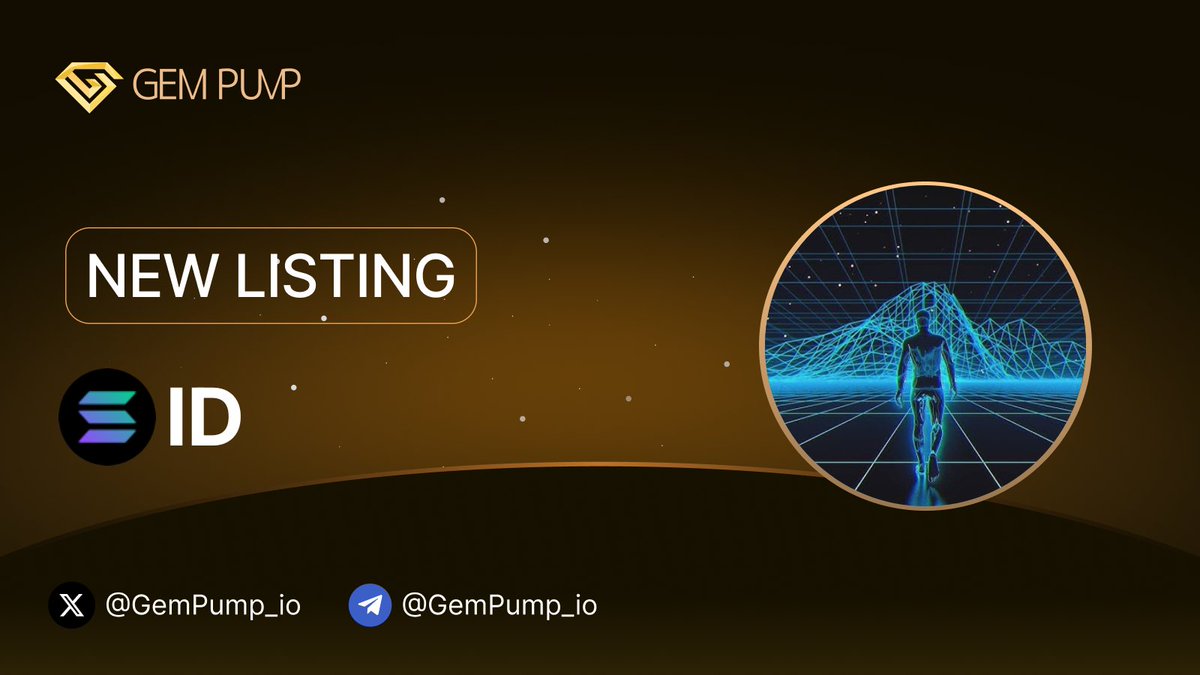 Gempump_io's tweet photo. 👏 #ID listed on https://t.co/0O39wVbuPx 

📄 CA: A99sTFCPyzx5e7AtWnhp5kF21W2PeixZkFe743jTpump

 ✖️ X：https://t.co/xcaoBtDIgc

💎 GemPump：https://t.co/CIE6FgIaQE

#NewListing #GemPump #100xGem https://t.co/QjPSsg7rbl