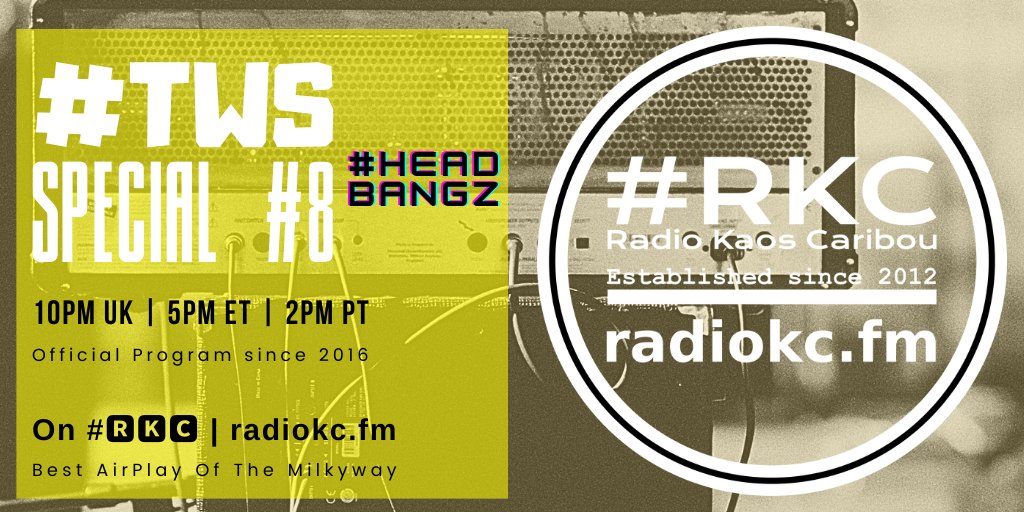 RadioKC's tweet photo. TODAY

🕙10PM UK⚪5PM ET⚪2PM PT

#TWS #҉H҉E҉A҉D҉B҉A҉N҉G҉Z҉ SPECIAL

EP #8 │ 2024 #REPLAY

⬇️Details⬇️
🌐 https://t.co/KWP3myKovb

📻#🆁🅺🅲 featuring

Ryder │ @saintdiablo │ @ScarletRain81 │ @seethingakira │ Snowblind │ @STRETCHArtist

.../... https://t.co/1BV0AmKoCw