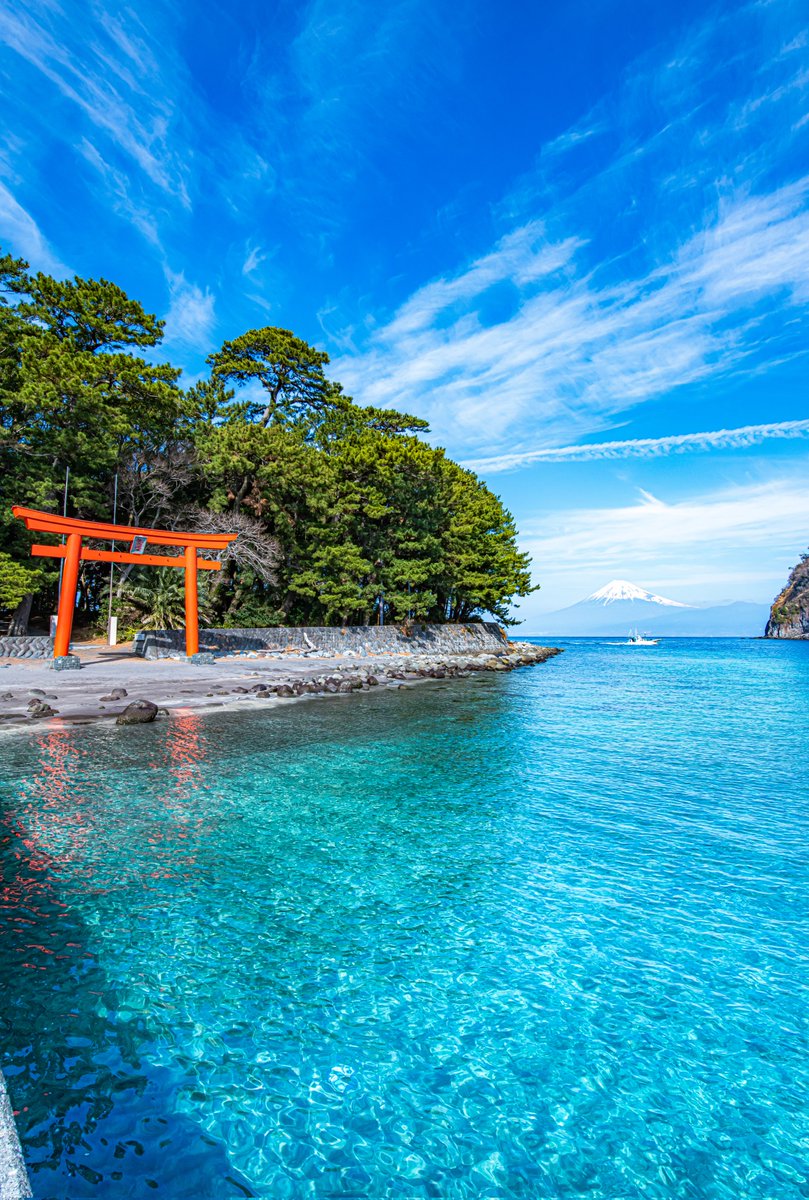 静岡の海がめっちゃ綺麗でした