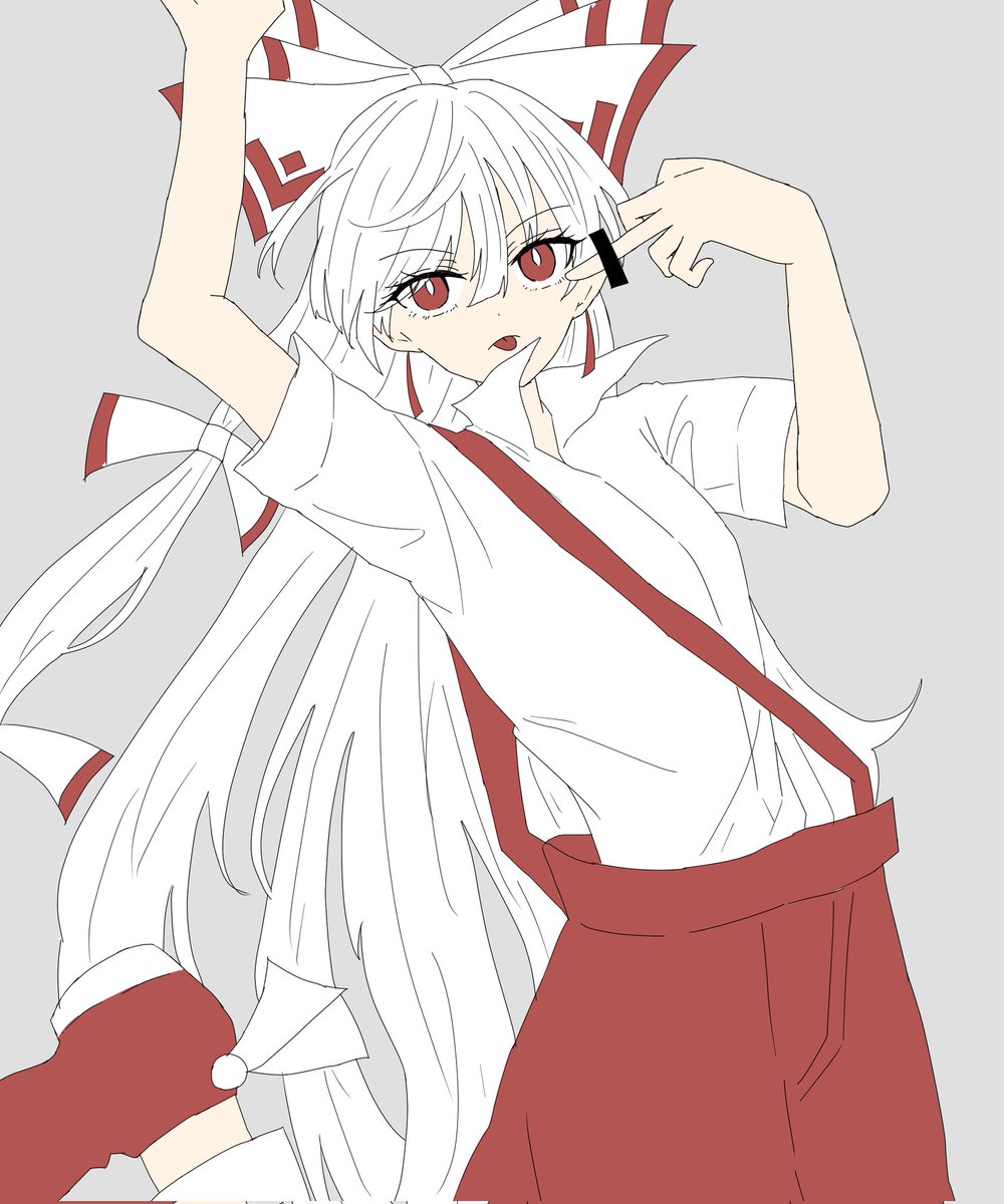 RT @xcqPe2TEdNBJ1hy: ＃東方Project ＃藤原妹紅 駄目ですよ妹紅さん！！