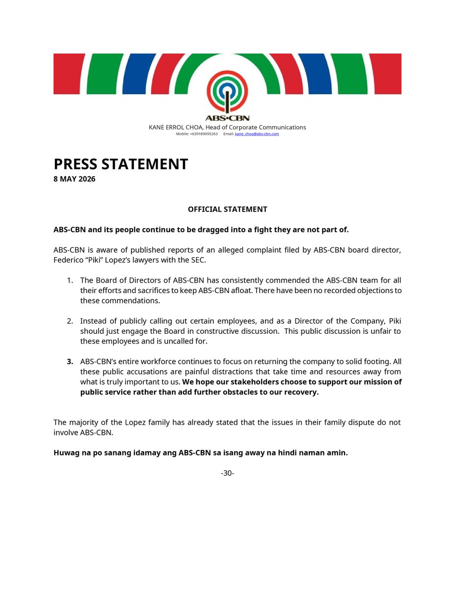 ABS-CBN News tweet media