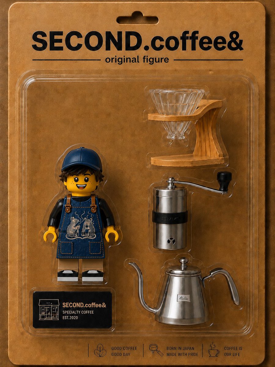 second_roastery's tweet photo. SECOND. coffee&amp;
フィギュア化？！
発売は…未定！！
・焙煎士ver.
・バリスタver.
・子供店長ver.
どれ欲しい？
それとも全部？！
───
SECOND. coffee&amp;
Figure release?! 
Still undecided… 
• Roaster ver.
• Barista ver.
• Kid manager ver.
Which one would you want?
Or… all of them?! https://t.co/U9k1dDrERF