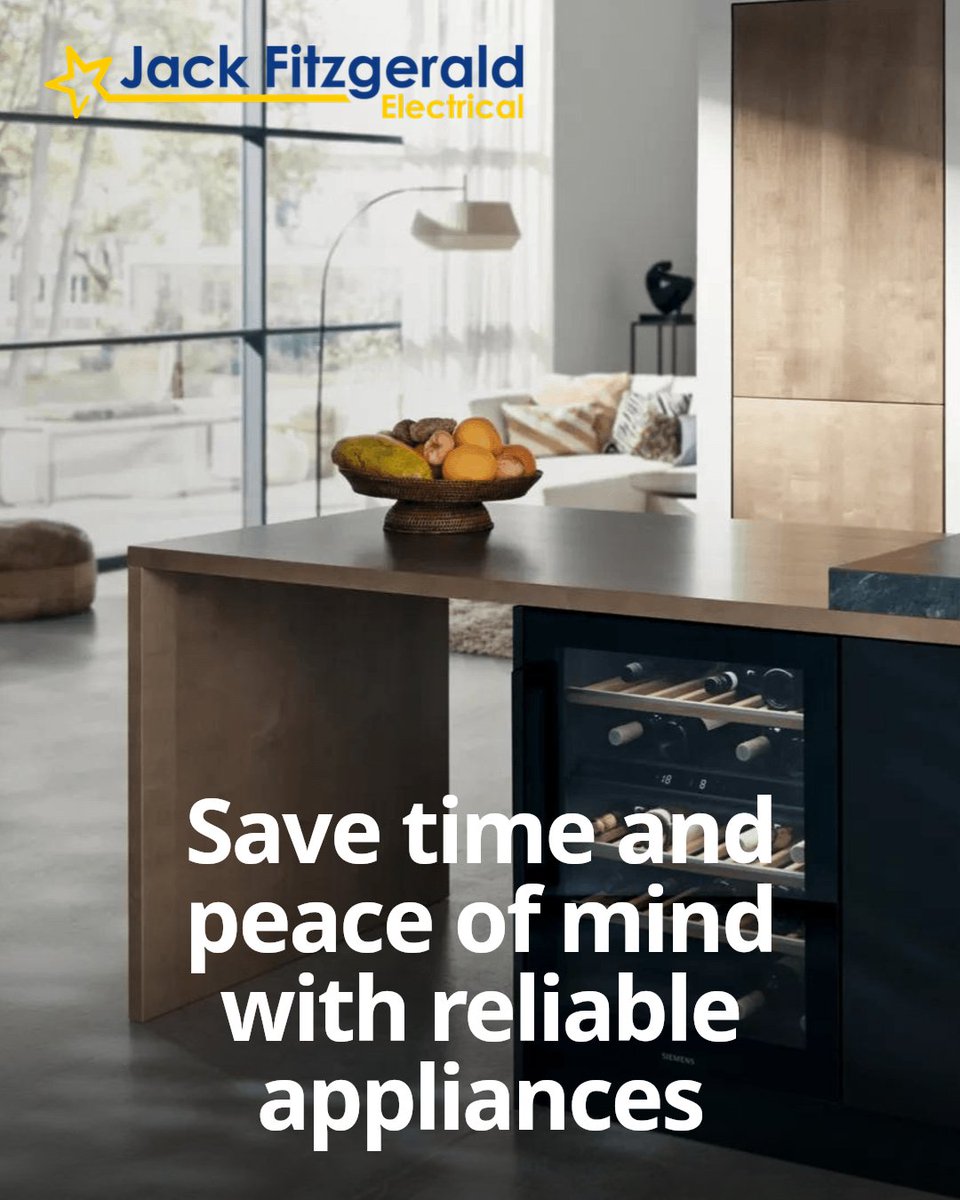 JackFitzElec's tweet photo. Choosing the right appliance saves more than just money in a busy home—it saves time, energy, and peace of mind. Reliable appliances mean fewer breakdowns and more moments with family. What's your must-have appliance? Share or comment below! https://t.co/a5o8edVgRS