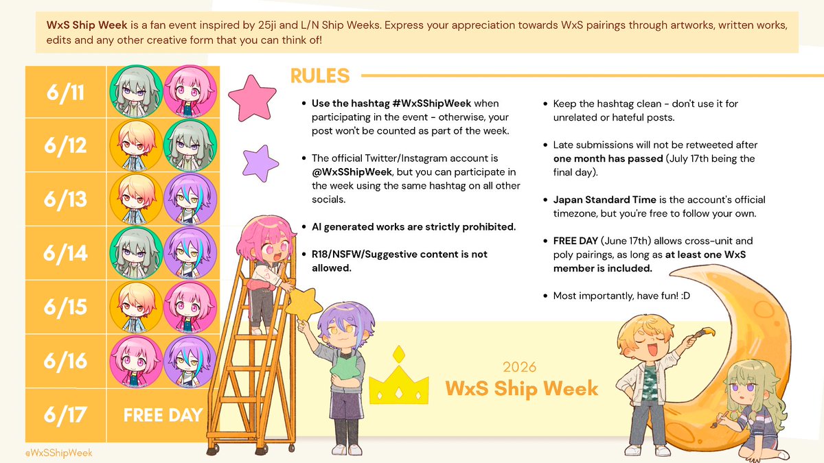 WxS Ship Week 🎪 tweet media