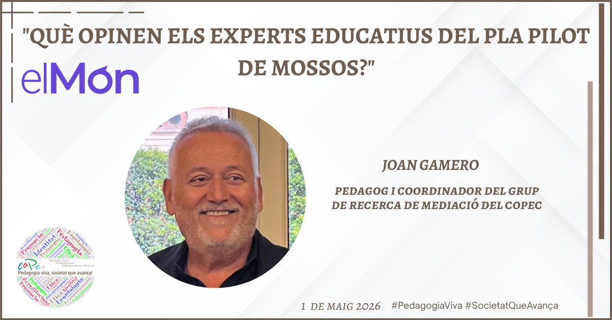 Col•legi Oficial de Pedagogia de Catalunya tweet media