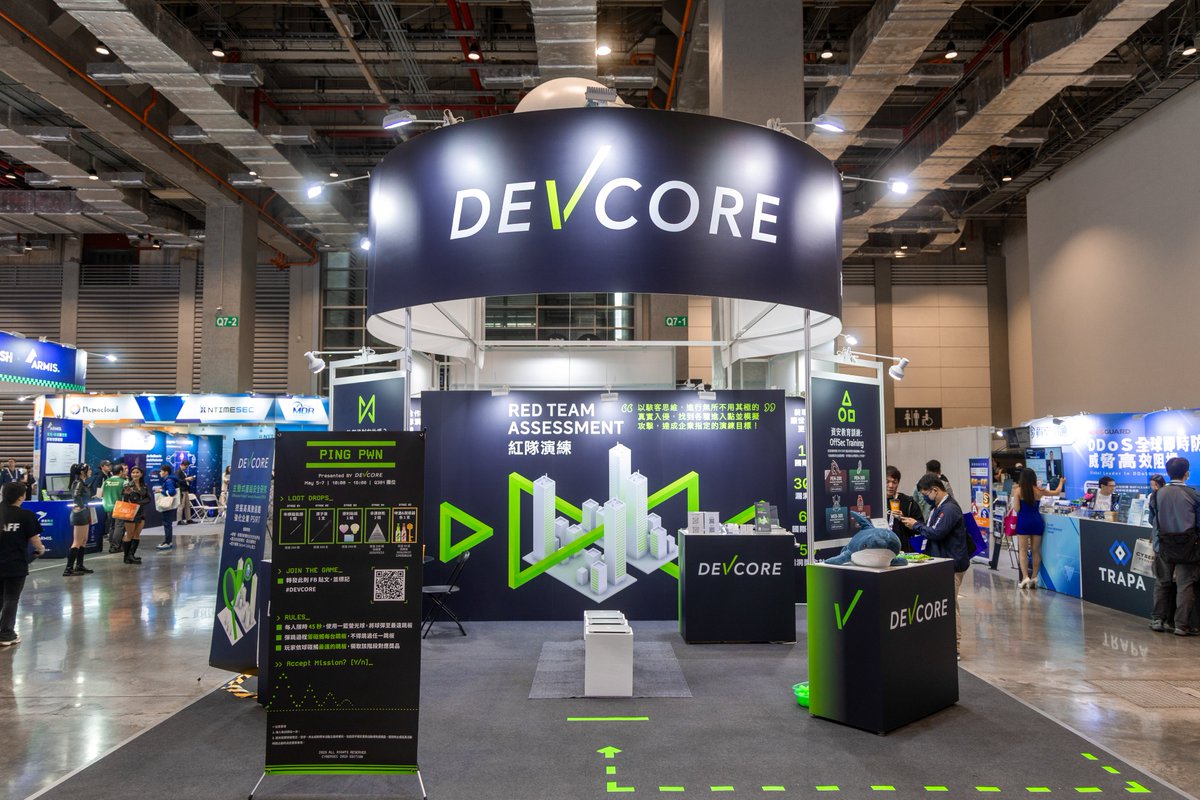 d3vc0r3's tweet photo. CYBERSEC 2026 has officially come to a successful close!

We are truly grateful to everyone who visited our booth and attended our speaking sessions over the past three days.

Thank you again for your support, and we look forward to seeing you next year!

#DEVCORE #RedTeam https://t.co/F87PcXIKjj