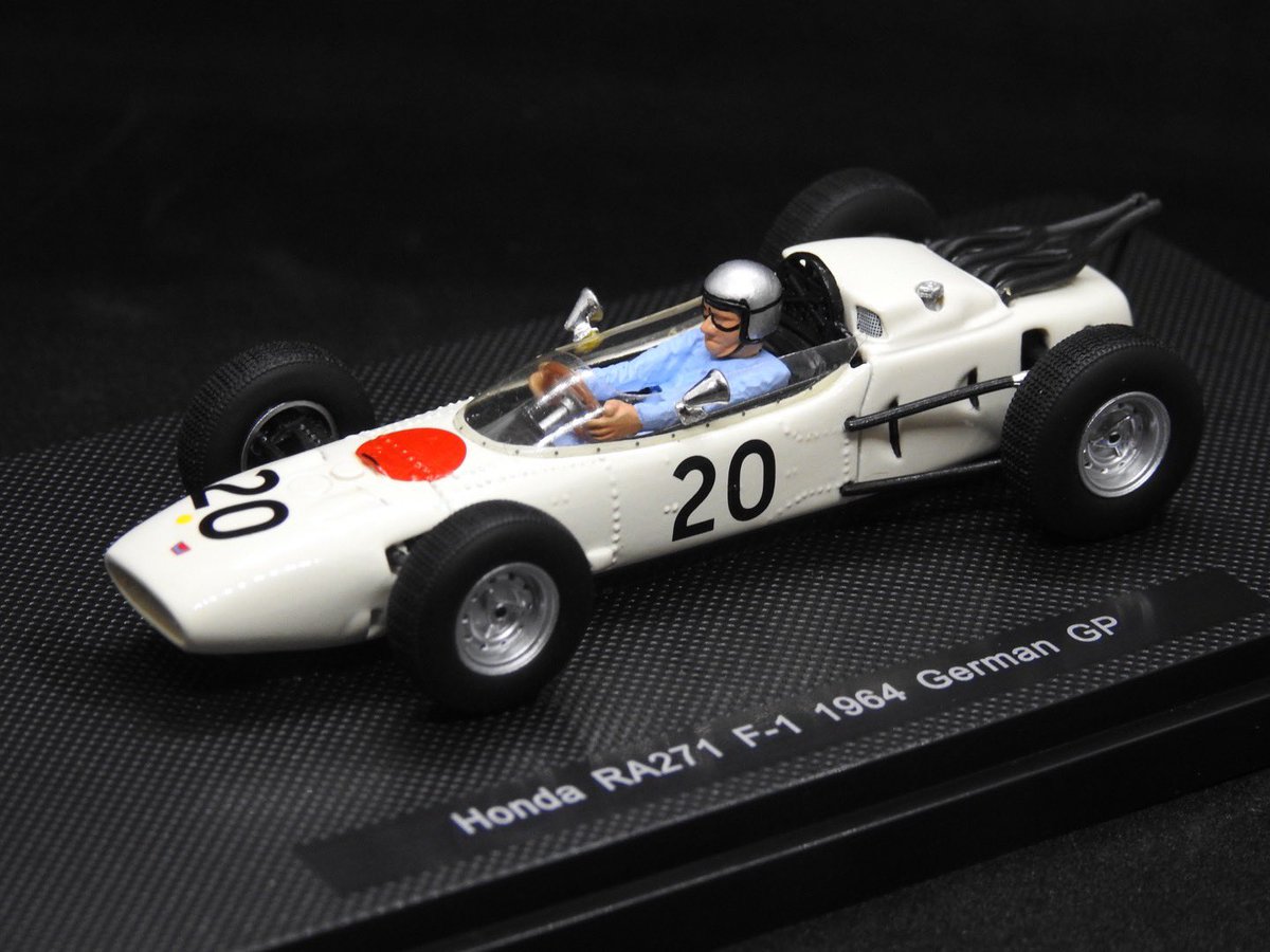1/20 ホンダ RA271 1964 西ドイツGP ホンダコレクションホール 1964 R．バックナム ホンダ RA271 コレクションホール ステッカー F1