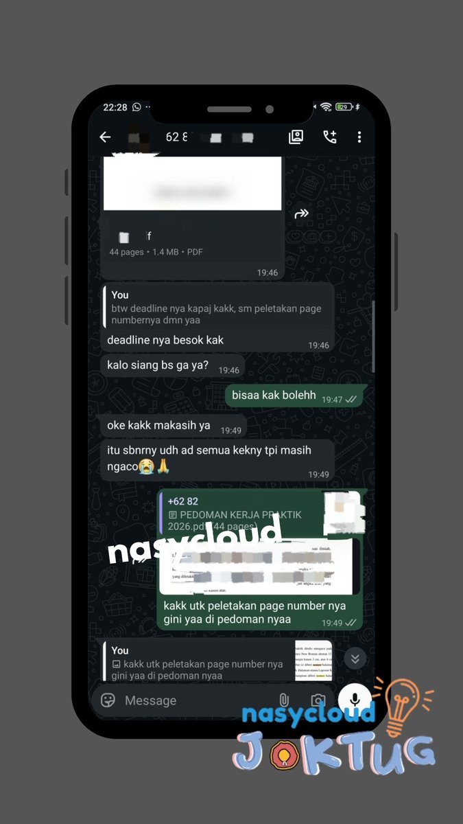 nasy JOKI JASA FORMATTING WORD, PPT, PAPER, DLL° tweet media