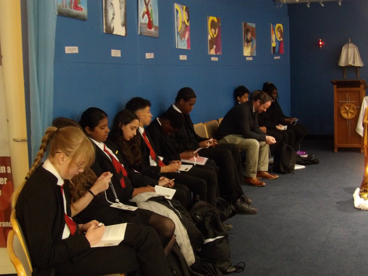 stedcampchapel's tweet photo. In the Church, the month of May is known as the month of Mary, our Mother. Throughout the next few weeks, Year 7 pupils will be coming to the Chapel every morning to pray the Holy Rosary. We will be praying for peace around the world and for peace in our own lives. https://t.co/FdYViWfXyO