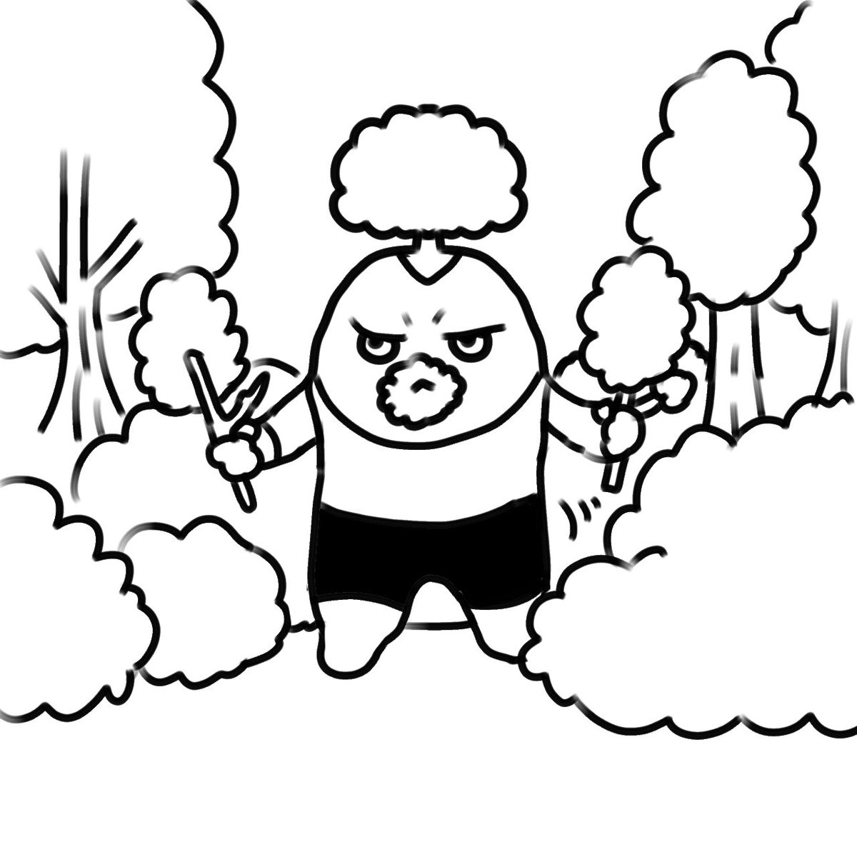 SiLosPes's tweet photo. 生えてきたトアのイメージ図 https://t.co/63RHerwKvz