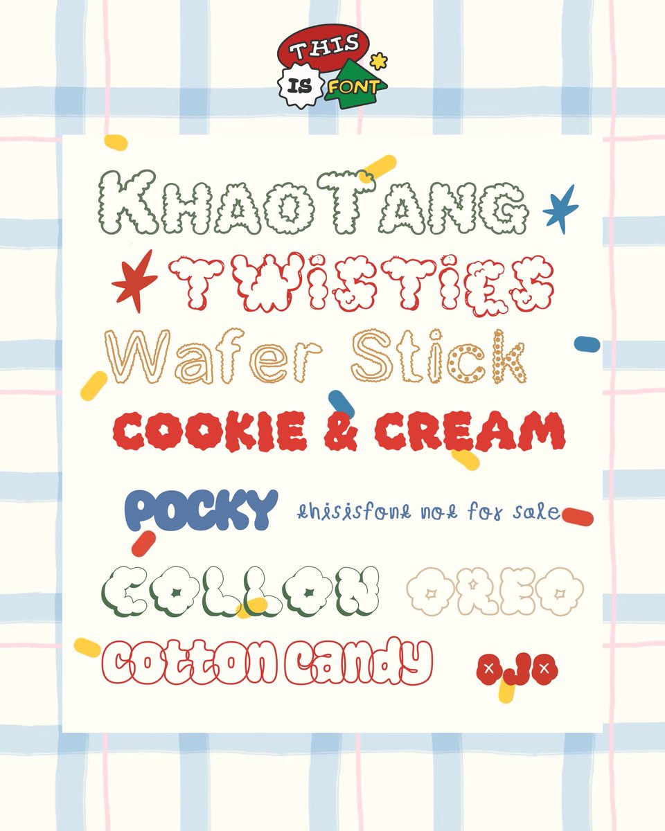 thisisfont ฟอนต์ลายมือ🍪 tweet media