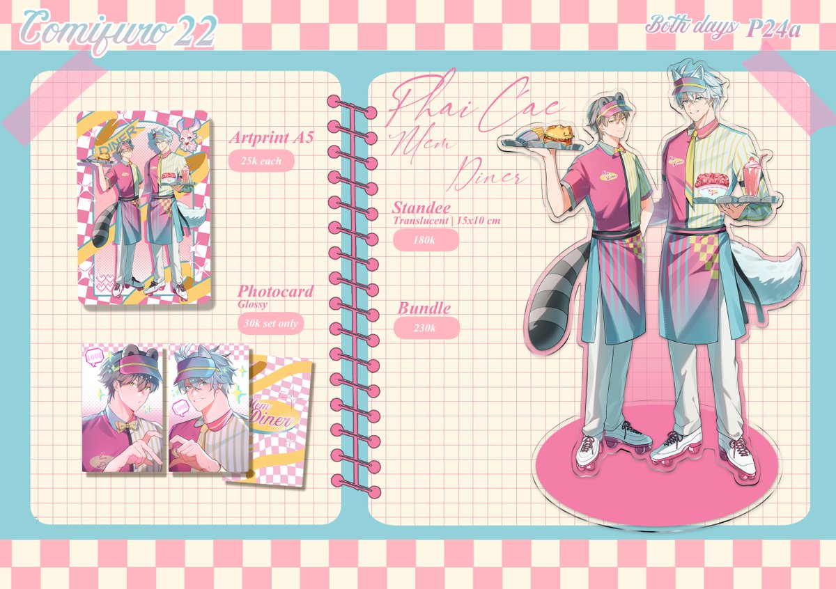 Onerdrlix's tweet photo. [Rt +💛are appreciated!]

My final catalogue for #CF22 
🛒OTS &amp; Mail Order (~20 may) 
📍P-24A (both days)
🎨 HSR | Genshin | Endfield | Blue lock | MP100 | Ganbare nakamura-kun.
❤️ Pair (🔆💫) | (🦚💫) | ArdaminA

🔗 form below [1/3]
#cf22catalogue #comifuro22catalogue https://t.co/Qi7I1sFAo0