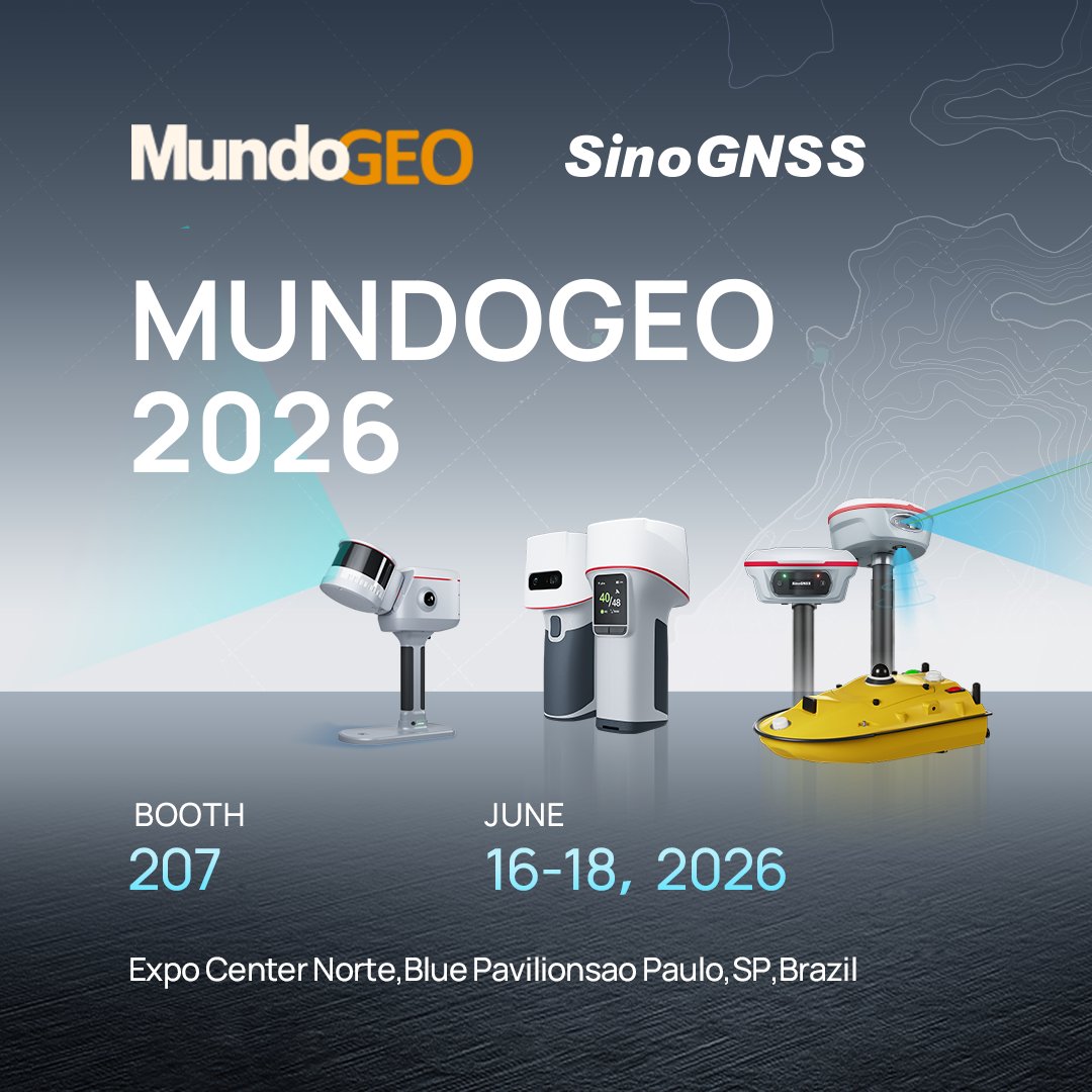 ComNav_Tech's tweet photo. Meet ComNav Technology at MUNDOGEO 2026!

Explore Mercury Laser RTK, Jupiter Laser RTK, LS600 Laser Scanner, and SV300 USV—designed for efficient surveying.

📅 June 16–18, 2026
📍 Expo Center Norte, São Paulo, Brazil
📍 Booth 207

#SinoGNSS #ComNavTech #LaserRTK #LS600 #GNSS https://t.co/M4h0U77lsk