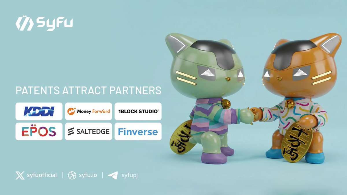 syfuofficial's tweet photo. Patented technology is here to serve the global economy, alongside leading players in financial and cultural spaces 🌇📲

Check out our history of partnerships here:
📰https://t.co/1qDG0MtKgH

Get whitelisted:
🎮https://t.co/XWVurjEwsT https://t.co/S9S9SPhbS2
