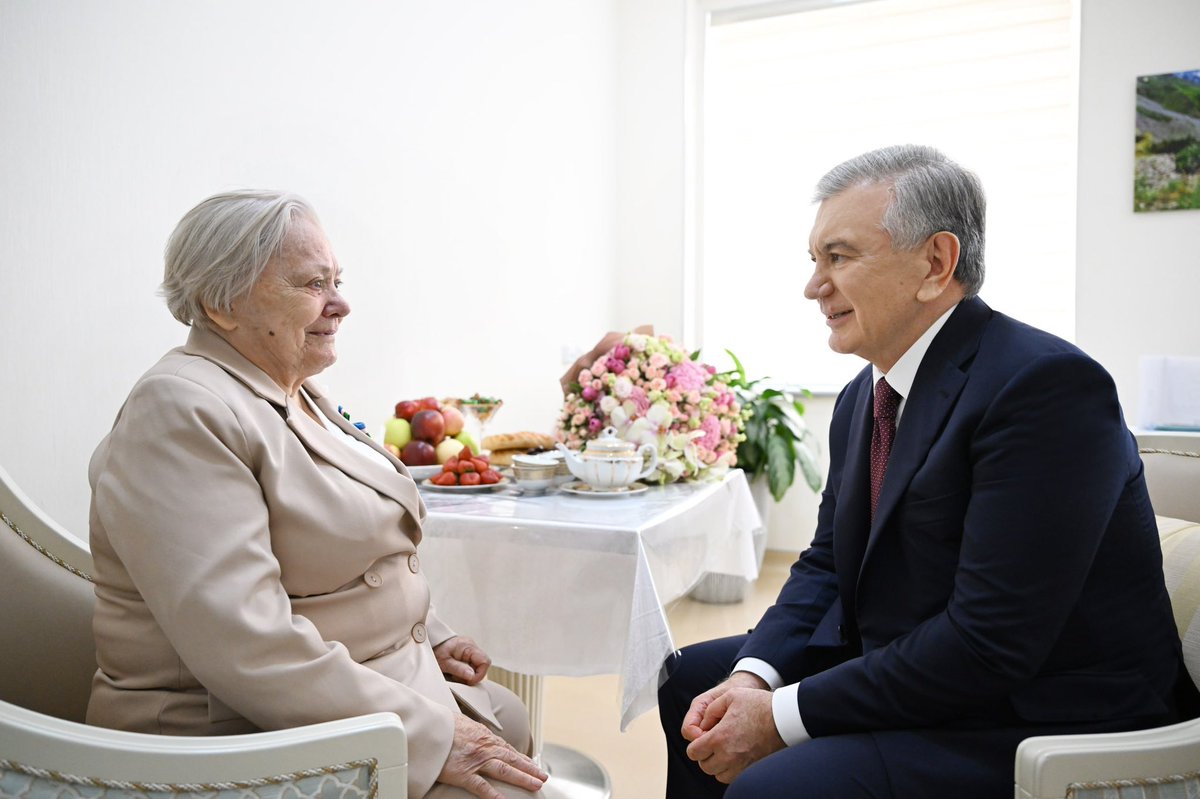 Shavkat Mirziyoyev's Press-service tweet media