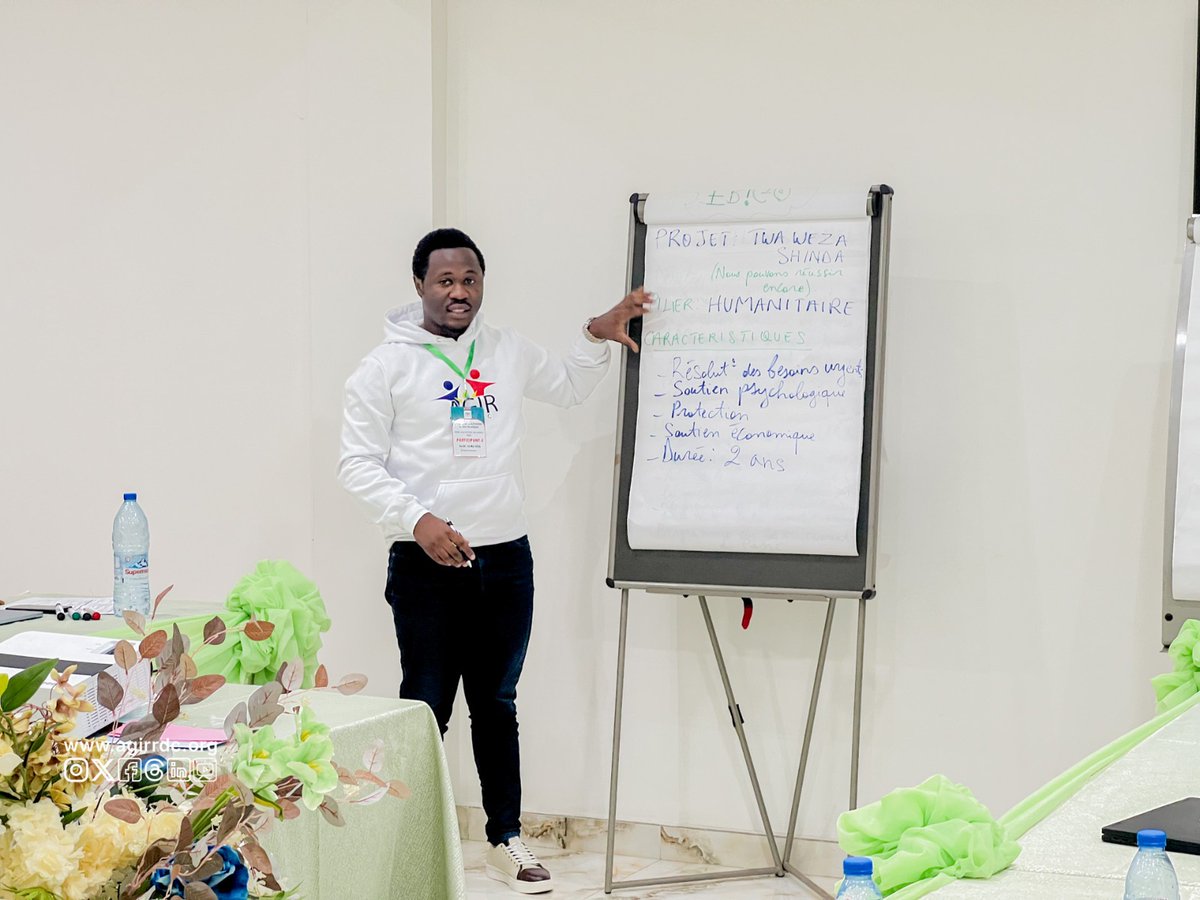 agir_rdc's tweet photo. AGIR RDC participe au premier cycle de formation sur l’approche Nexus organisé par Peace Ressources pour les acteurs humanitaires et de développement d’Afrique centrale, de l’Ouest et de l’EAC.
#Woven
#ActForCongo
#BatisseursDePaix https://t.co/pbYIZL8ZSJ