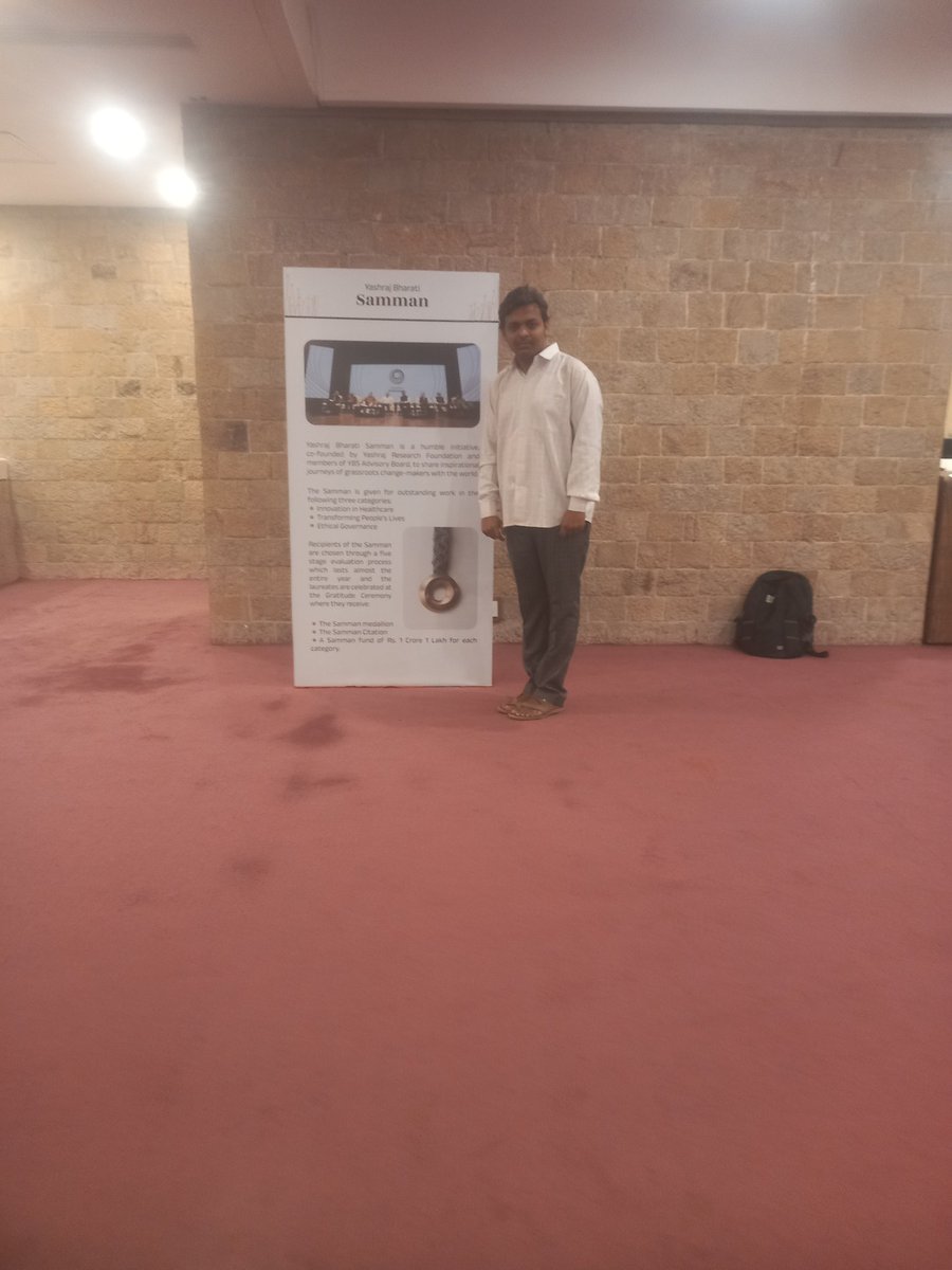 Tushar54133's tweet photo. Attended the" Gratitude samman ,  yashraj bharti foundation . Nobel laureate Abhijeet Banerjee sir spoke about " what is really meaning of development? #yashrajbhartisamman2026 #SmtAnandibenpatel #AbhijeetBanerjee #gratitideceremony  #ncpa https://t.co/DGpuMYhBxp