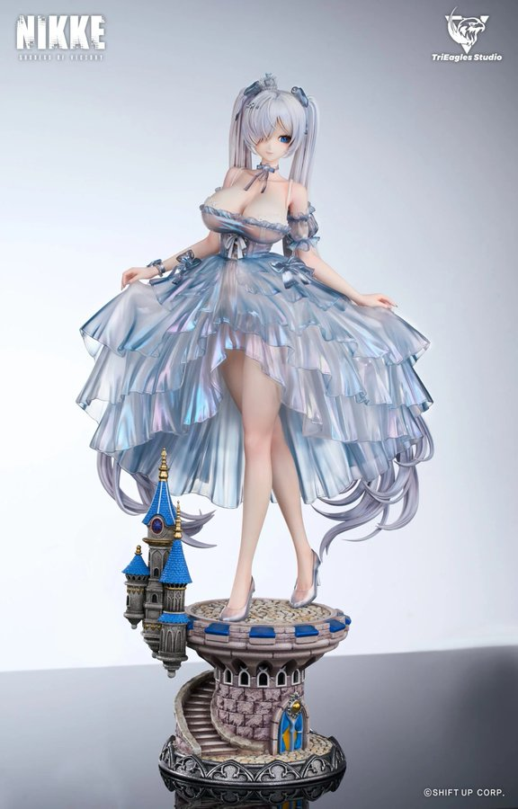 未開封NIKKE シンデレラ1/4フィギュアのあみあみ限定特典A2クリアポスター あみあみ在庫復活✨ TriEagles Studio、『勝利の女神: NIKKE』の