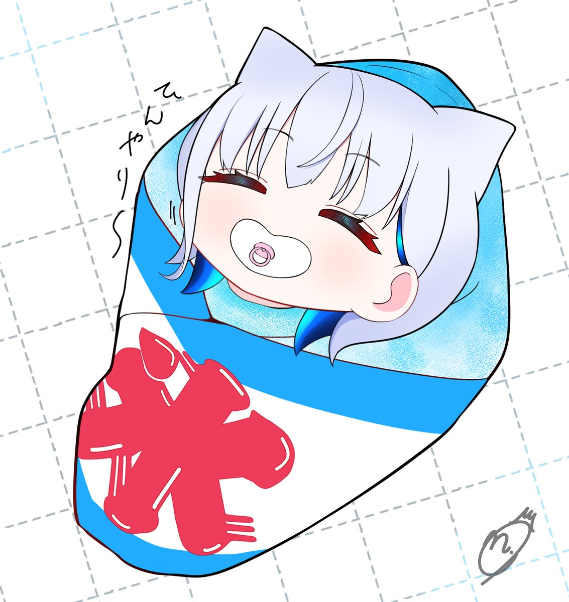 nten_chazuke's tweet photo. この前話してたかき氷おくるみ〜🍧 https://t.co/jJGeDS7A9x