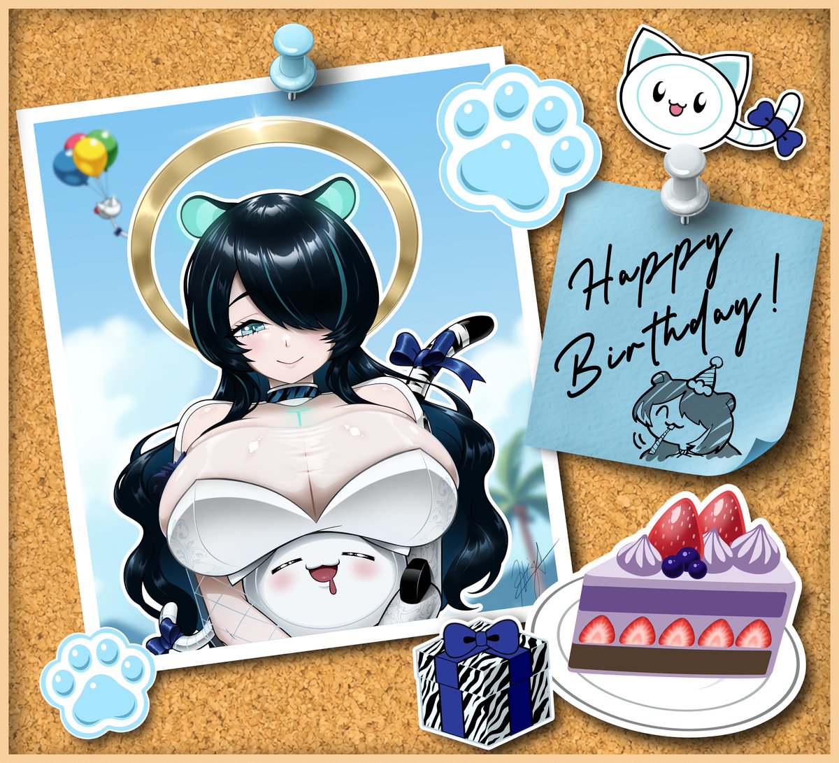 ♥erina♥ Per usual, I'm a tad late with posting things. I did some art for